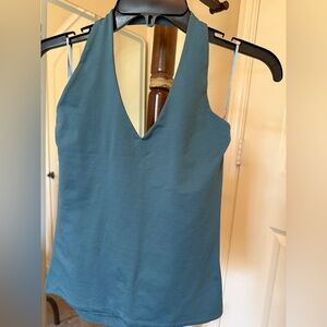 EUC XS Blue Women's Halter Top- only worn a couple of times